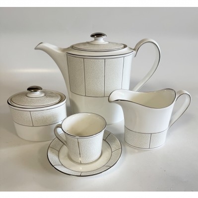 SERVIZIO CAFFE' IN FINE BONE CHINA WEDGWOOD DECORO SHAGREEN