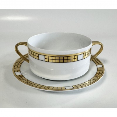 ROSENTHAL BULGARI DECORO QUADRI 2 TAZZA BRODO